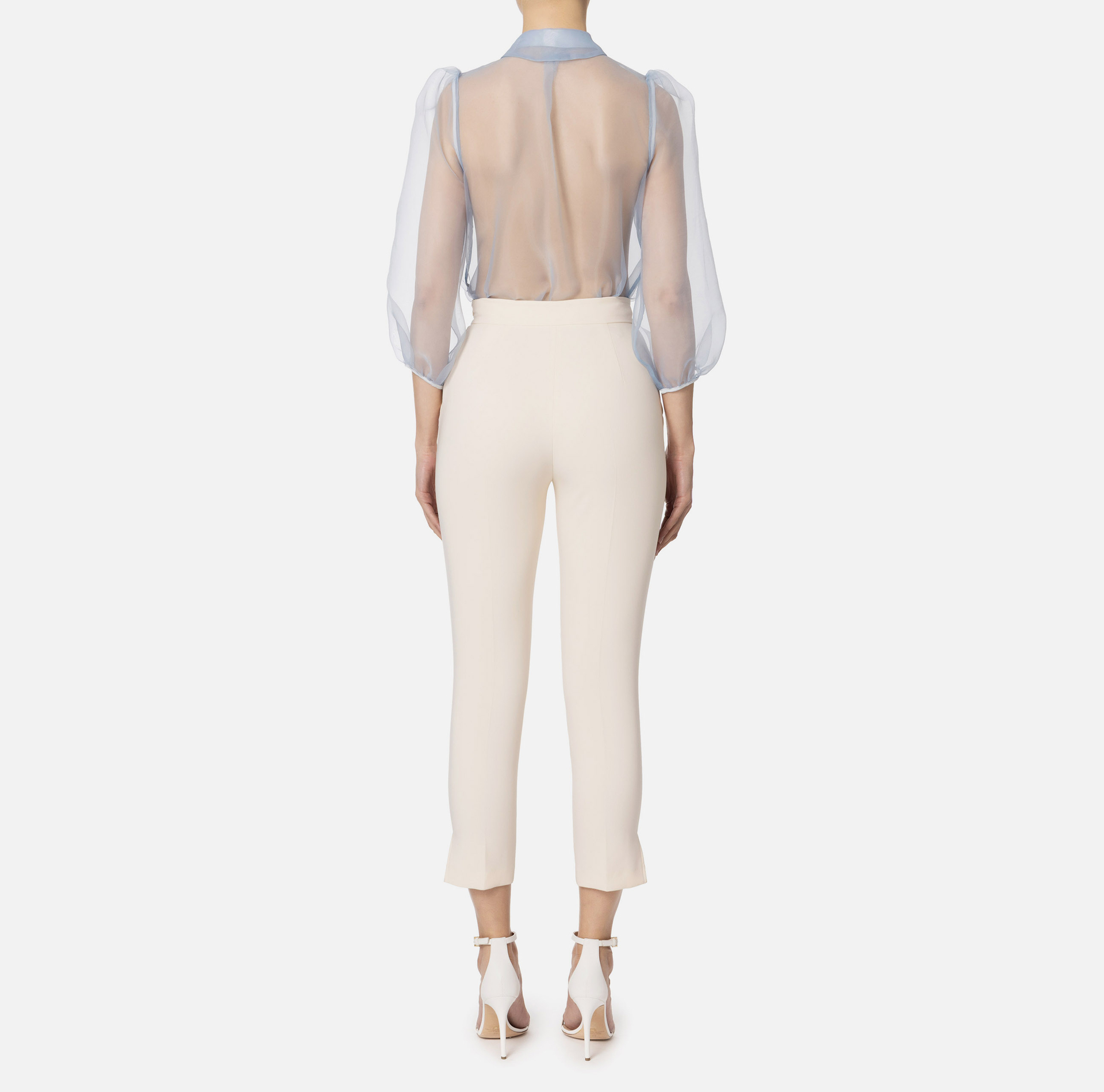 Camicia con manica a sbuffo - Elisabetta Franchi® Outlet