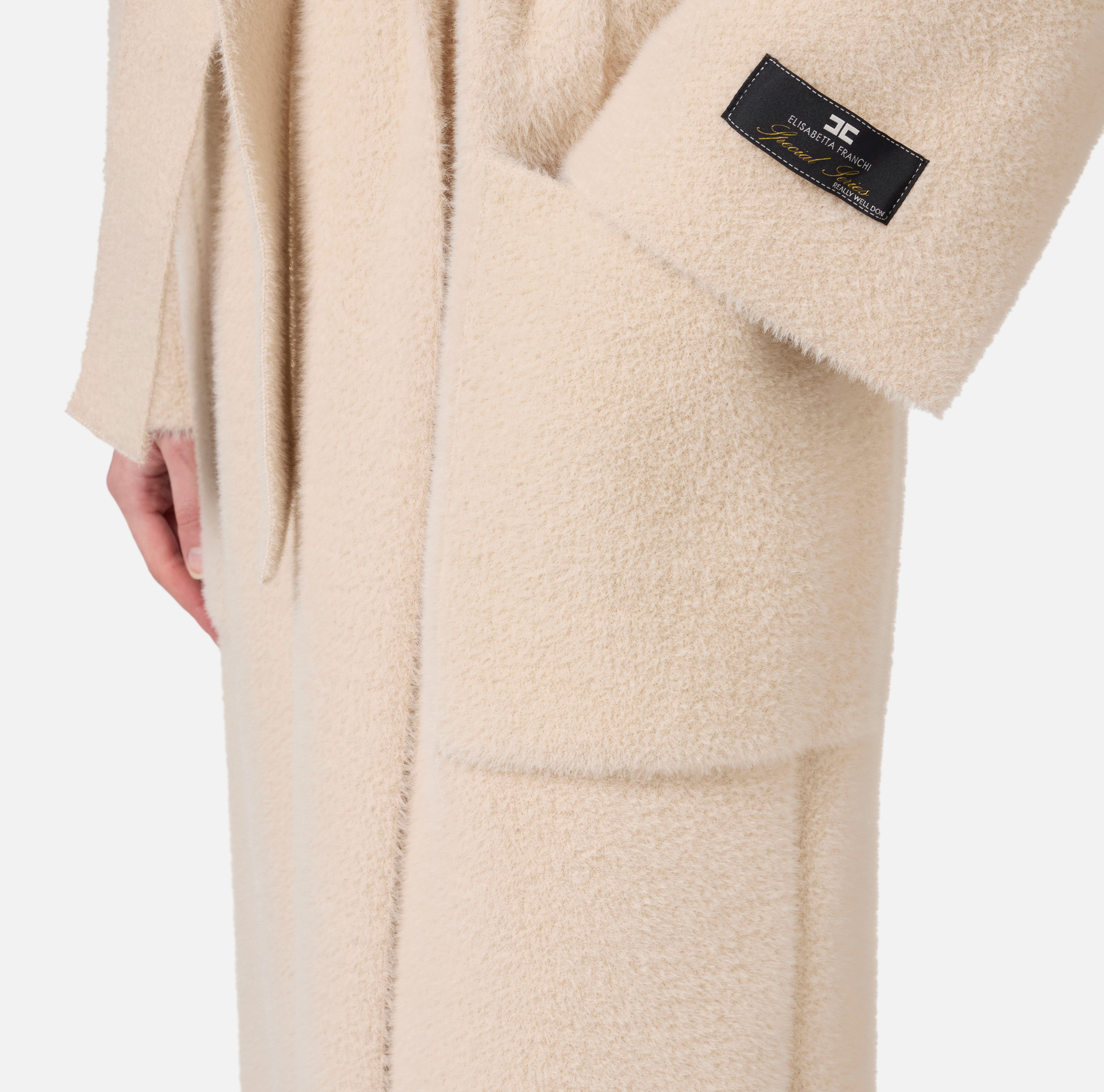 Cappotto vestaglia in maglia | Elisabetta Franchi® Outlet