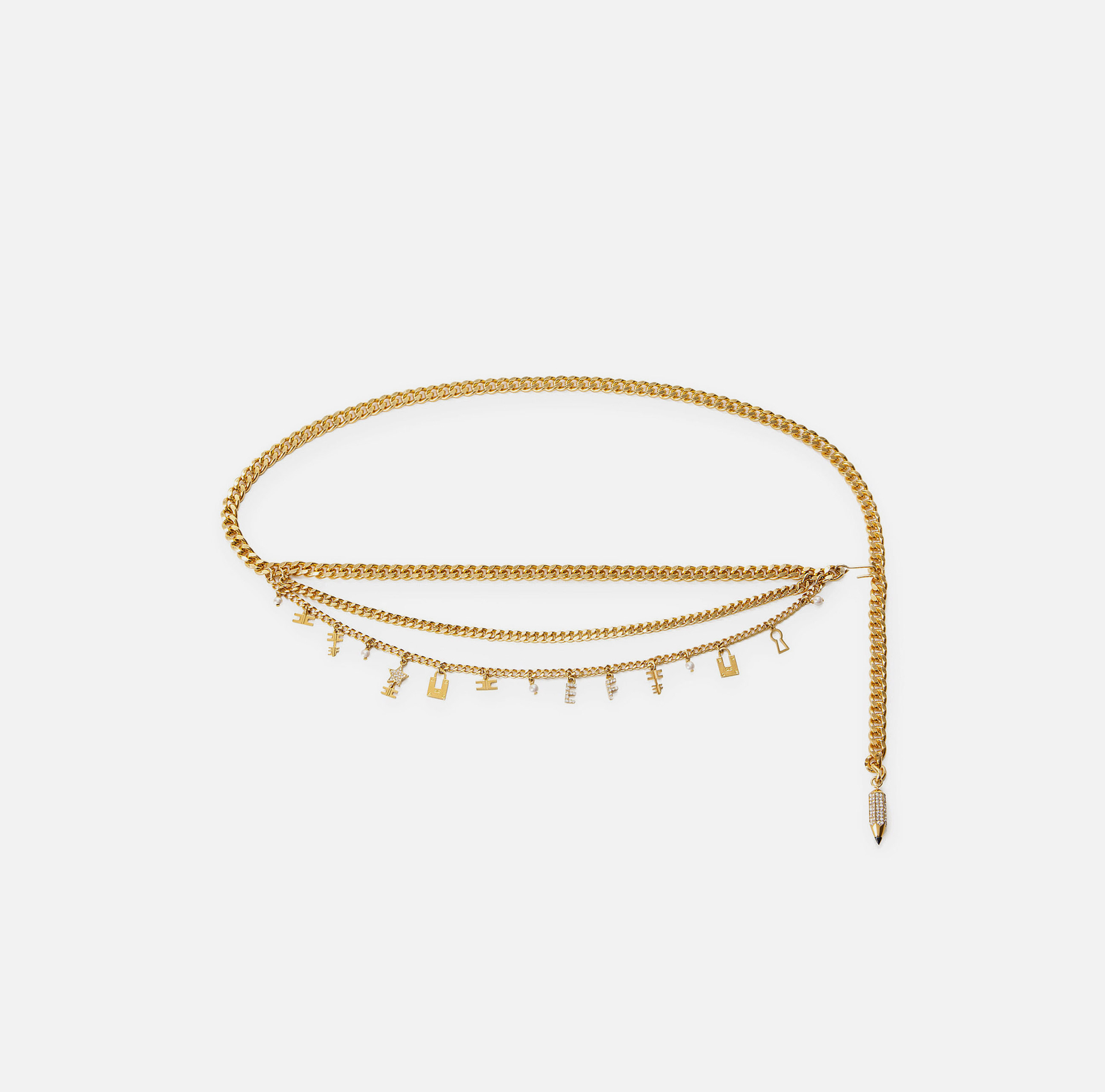 Chain belt - Elisabetta Franchi® Outlet