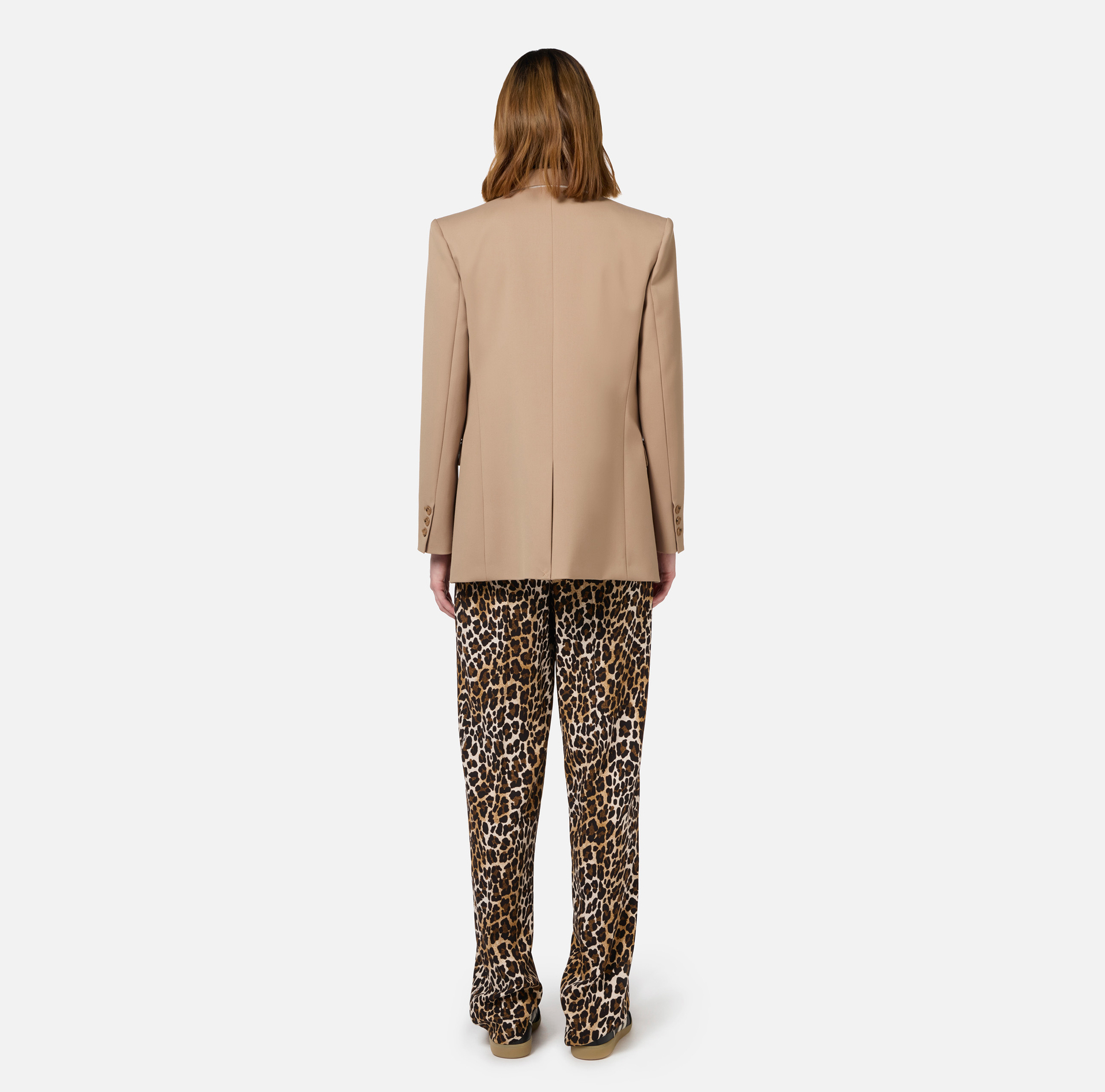 Veste à double boutonnage en laine froide | Elisabetta Franchi® Outlet