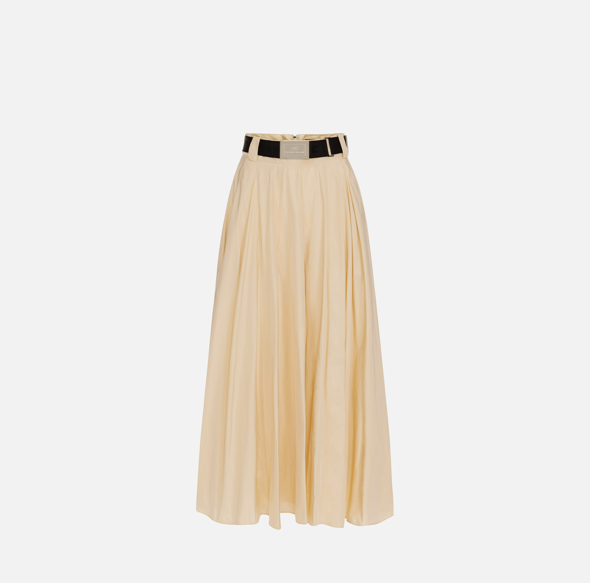 Jupe corolle en nylon technique léger | Elisabetta Franchi® Outlet