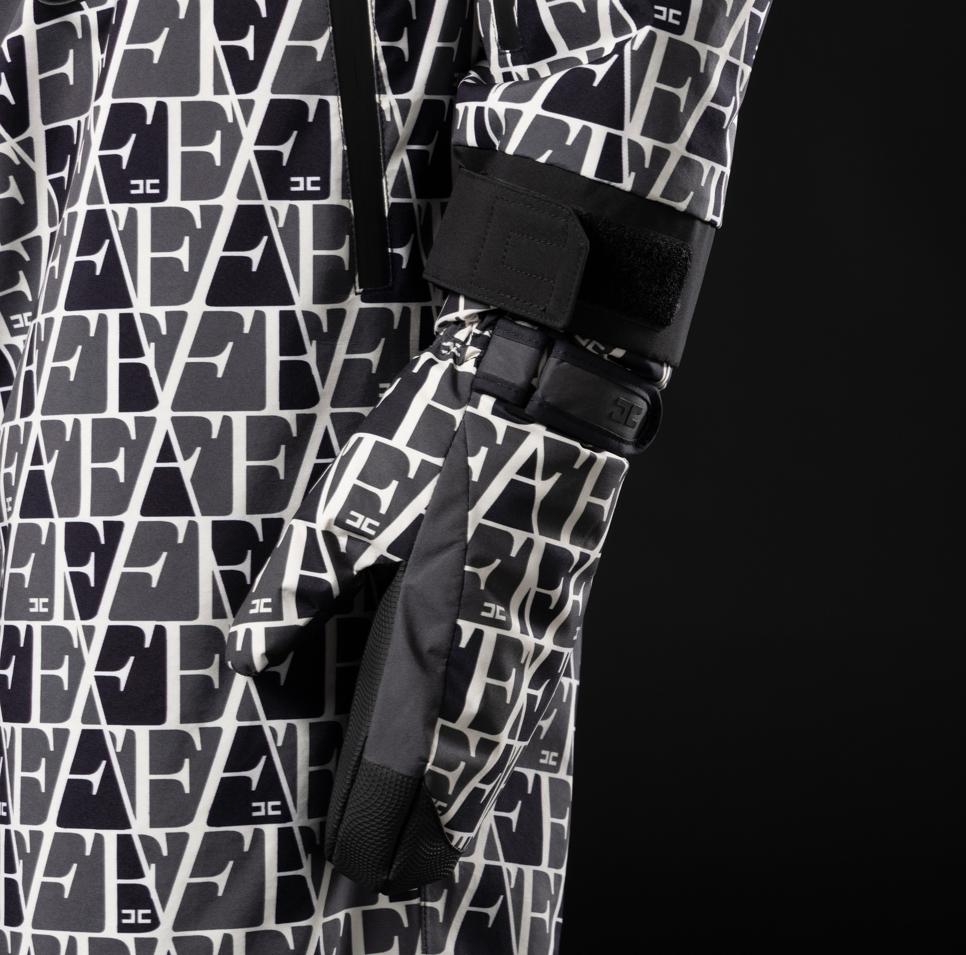 Moufles techniques en nylon | Elisabetta Franchi® Outlet