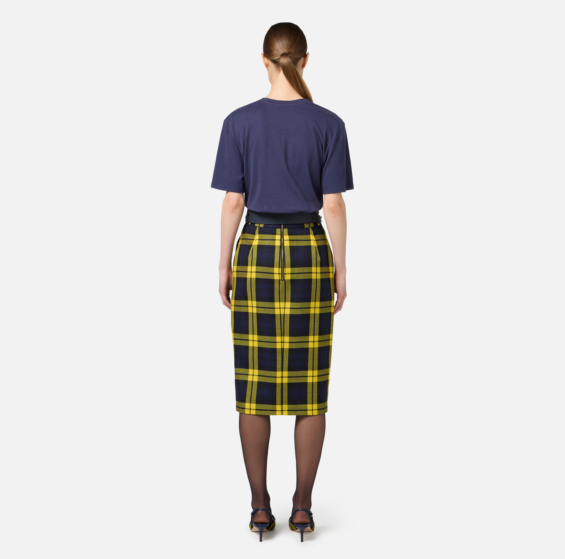 T-shirt avec patch logo style college - Elisabetta Franchi® Outlet
