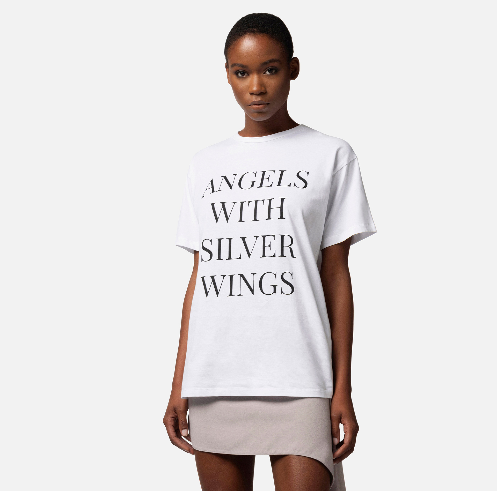 Jersey T-shirt with print - Elisabetta Franchi® Outlet