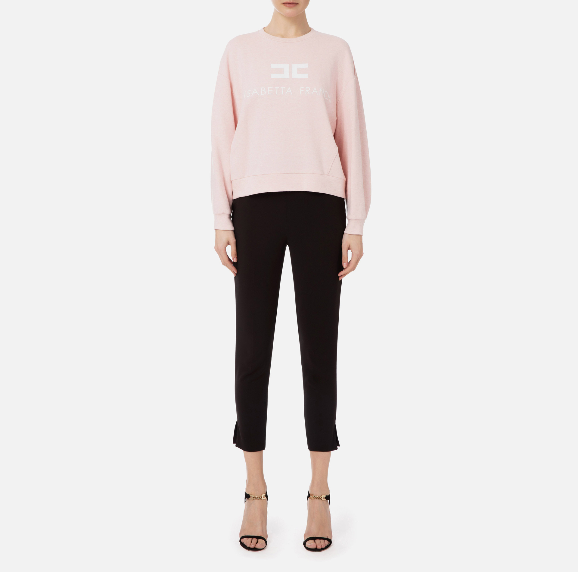 Felpa Iconic Elisabetta Franchi - Elisabetta Franchi® Outlet