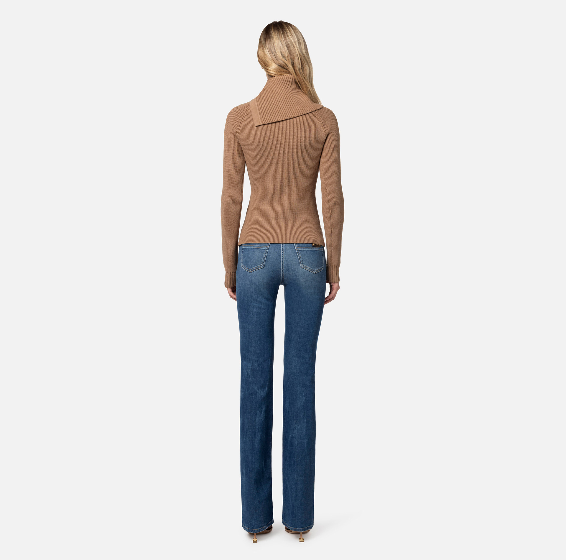 Viscose cardigan with asymmetric buttons | Elisabetta Franchi® Outlet