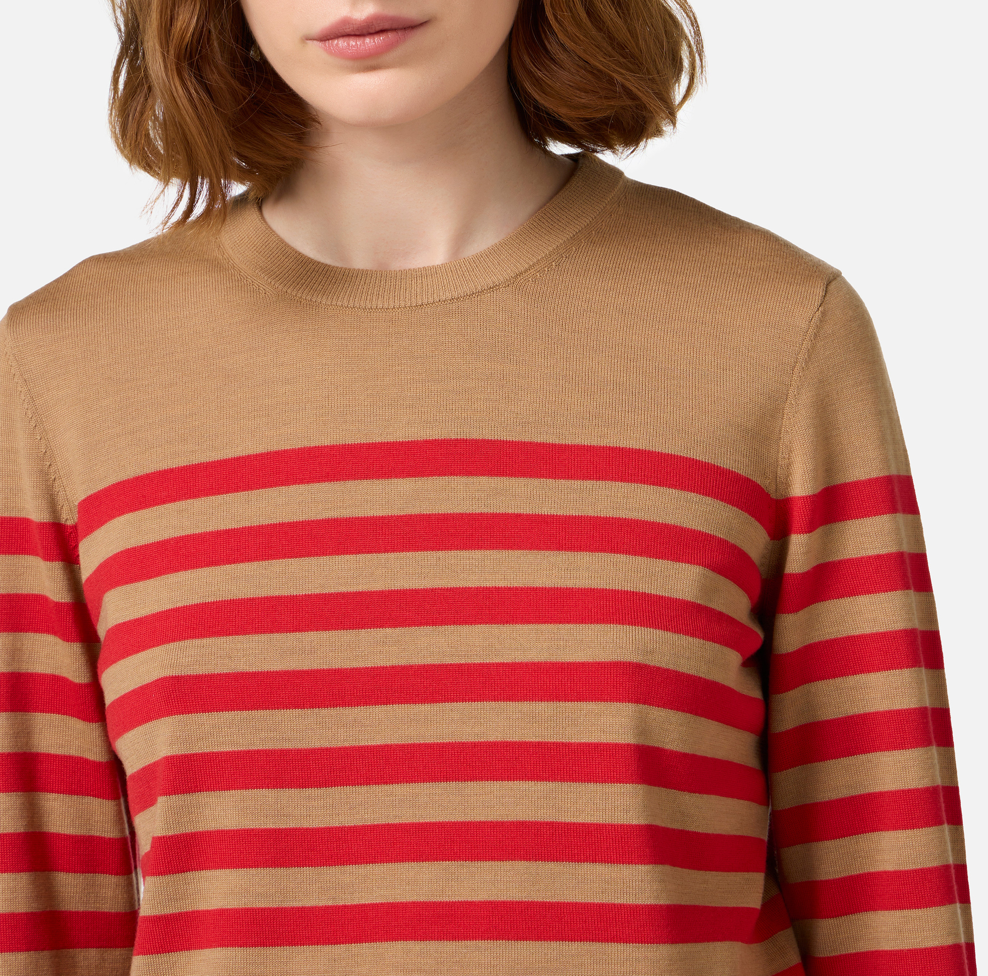Pull en laine rayée - Elisabetta Franchi® Outlet