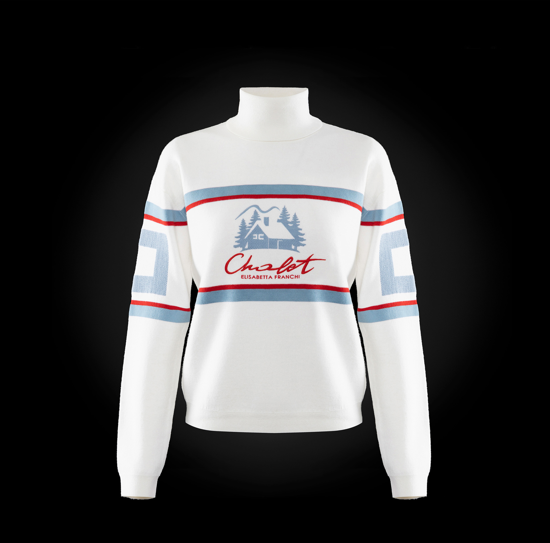 Pull en tricot avec logo | Elisabetta Franchi® Outlet