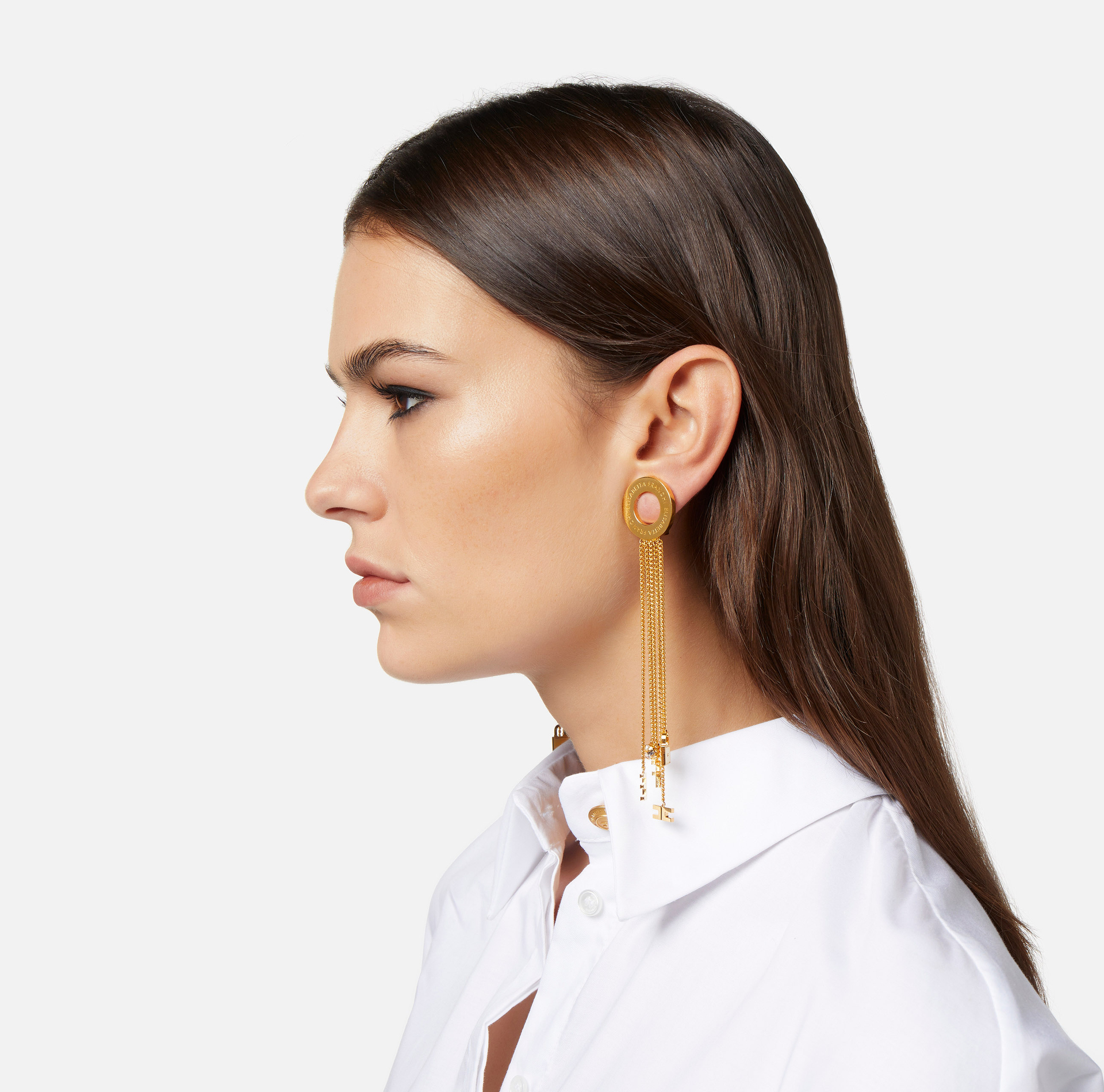 Pendientes con borlitas colgantes y dijes | Elisabetta Franchi® Outlet