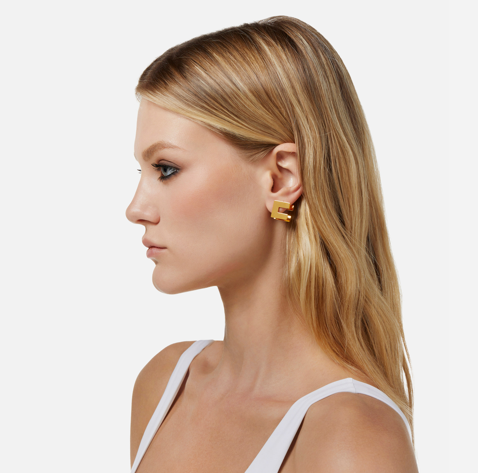 Boucles d'oreilles logo double - Elisabetta Franchi® Outlet