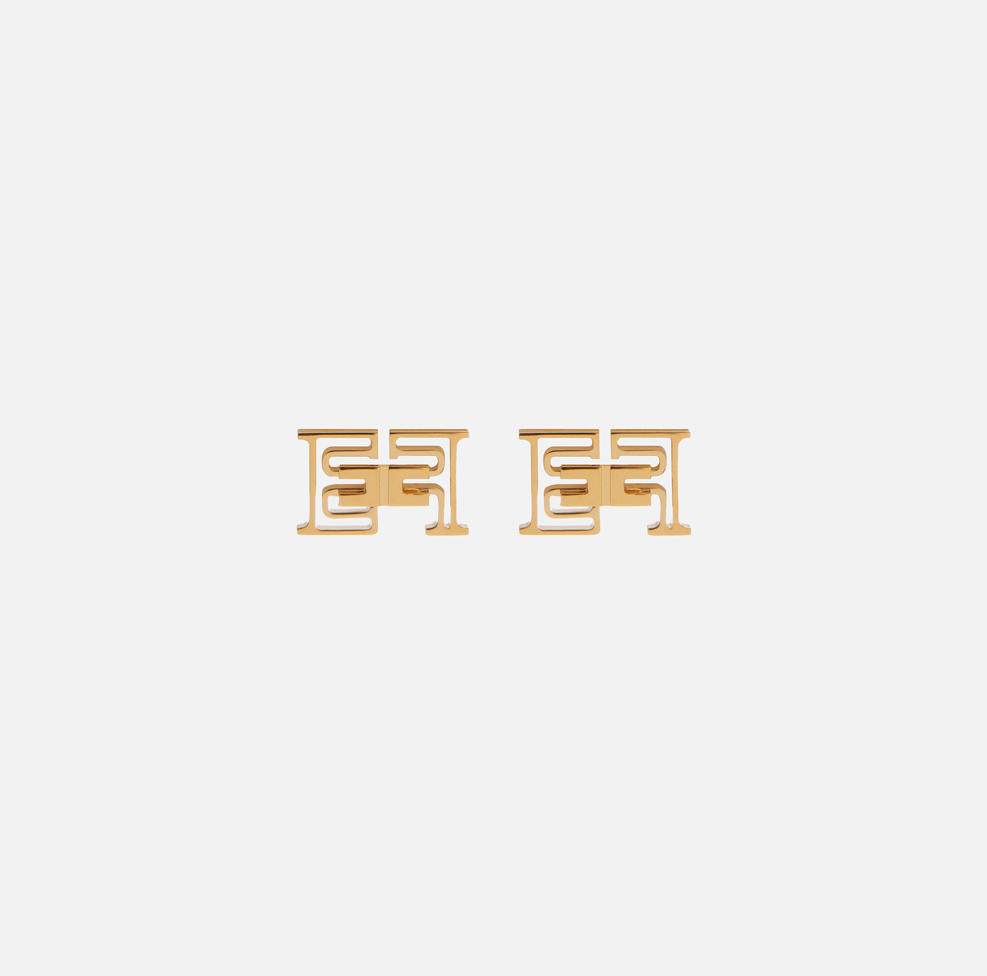 Pendientes logotipo esmaltados - Elisabetta Franchi® Outlet
