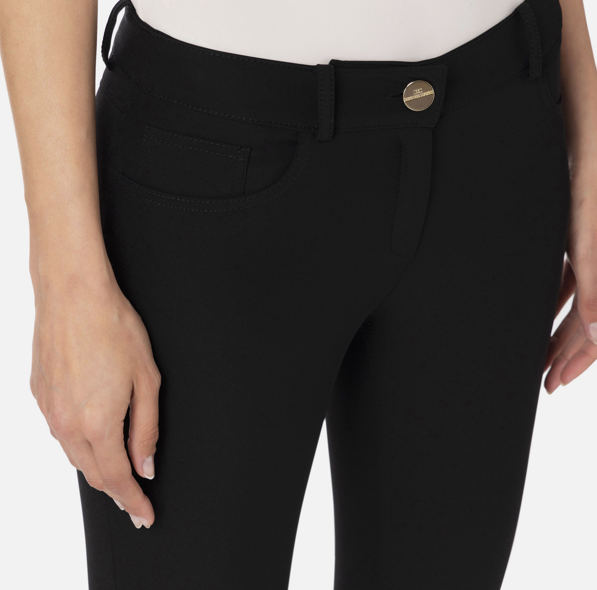 Five-pocket skinny pants - Elisabetta Franchi® Outlet