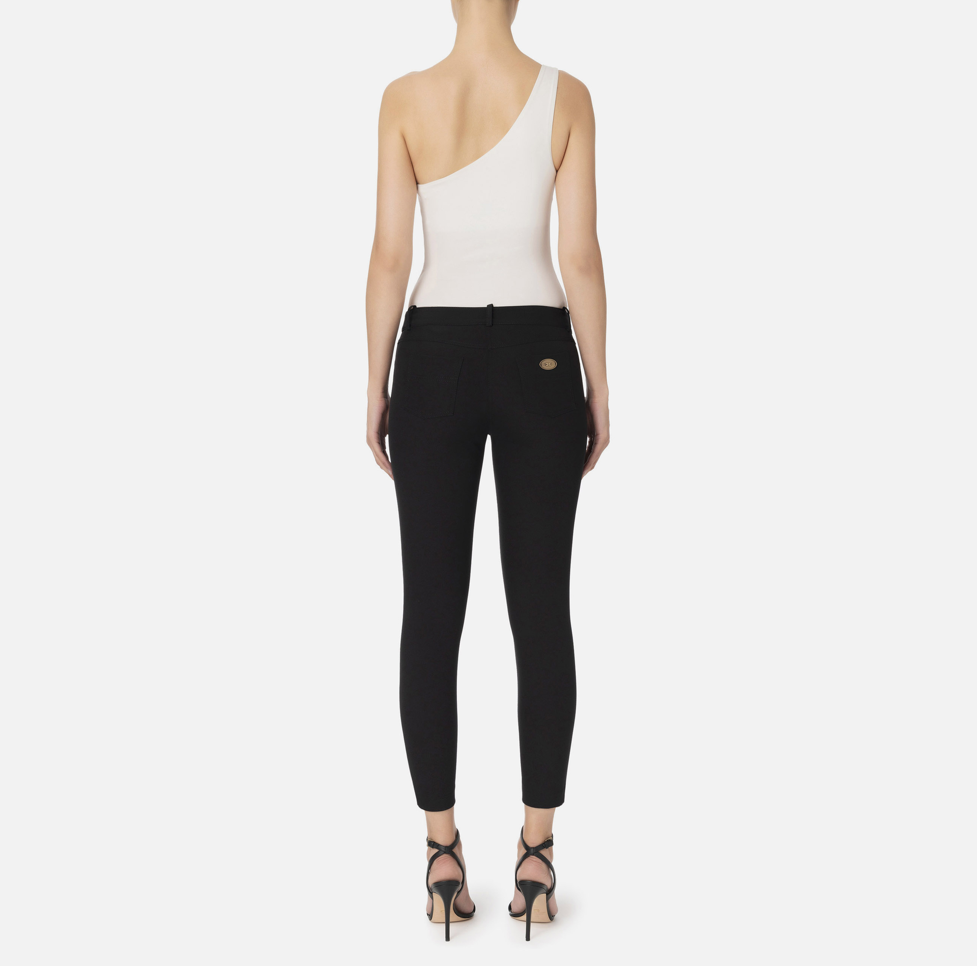 Five-pocket skinny pants - Elisabetta Franchi® Outlet