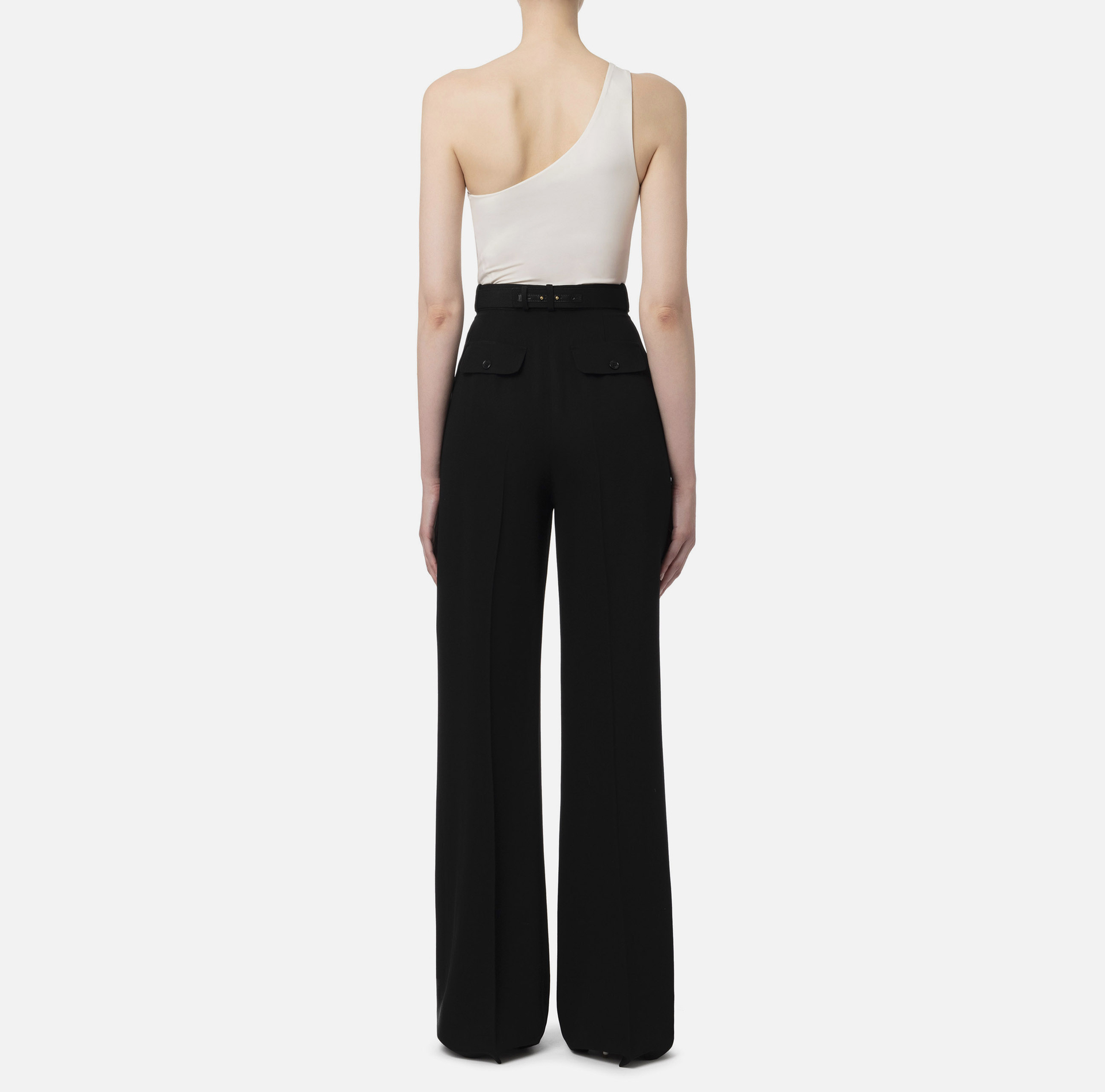 Trousers with darts - Elisabetta Franchi® Outlet