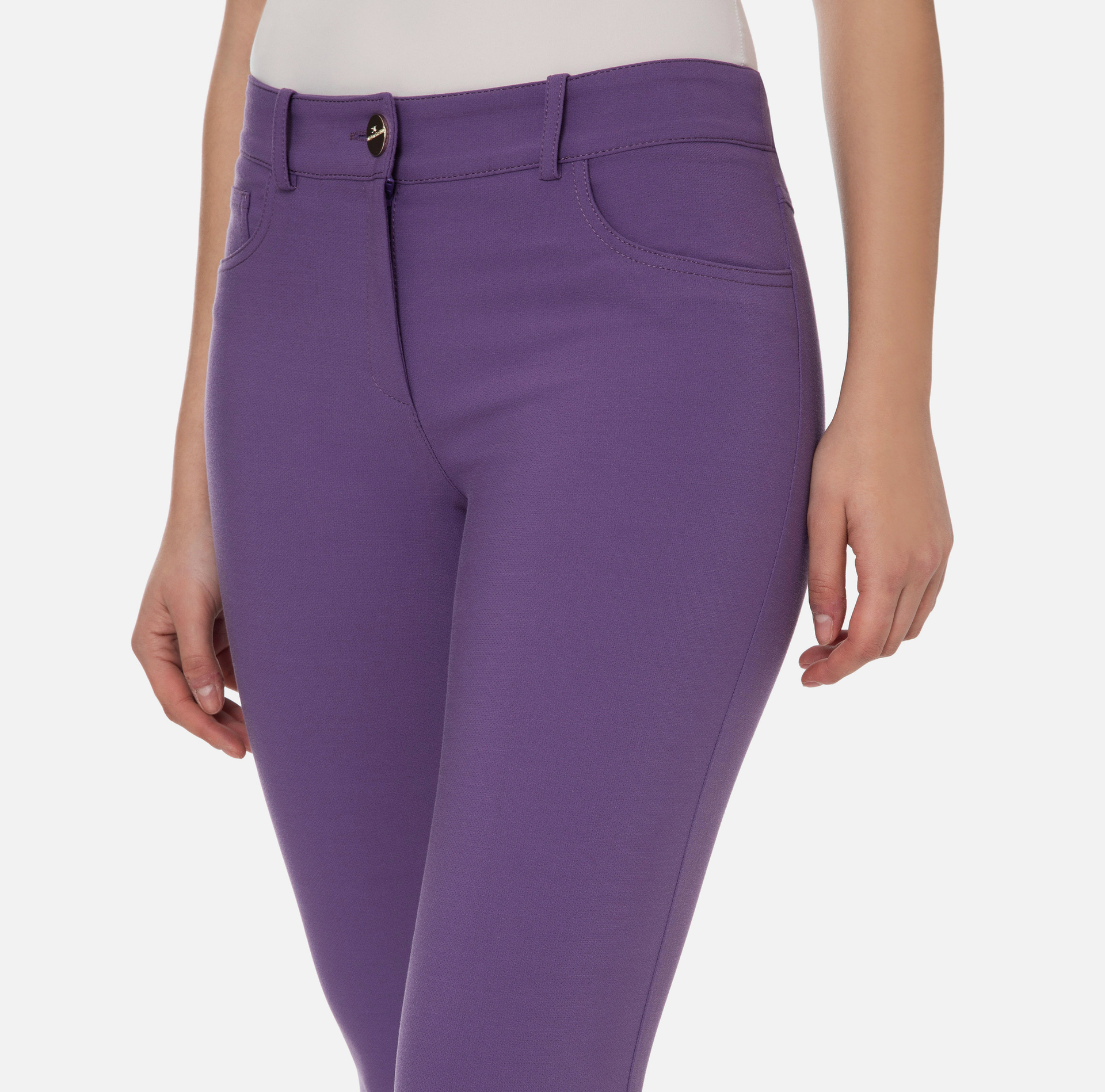 Pantalone skinny a cinque tasche - Elisabetta Franchi® Outlet