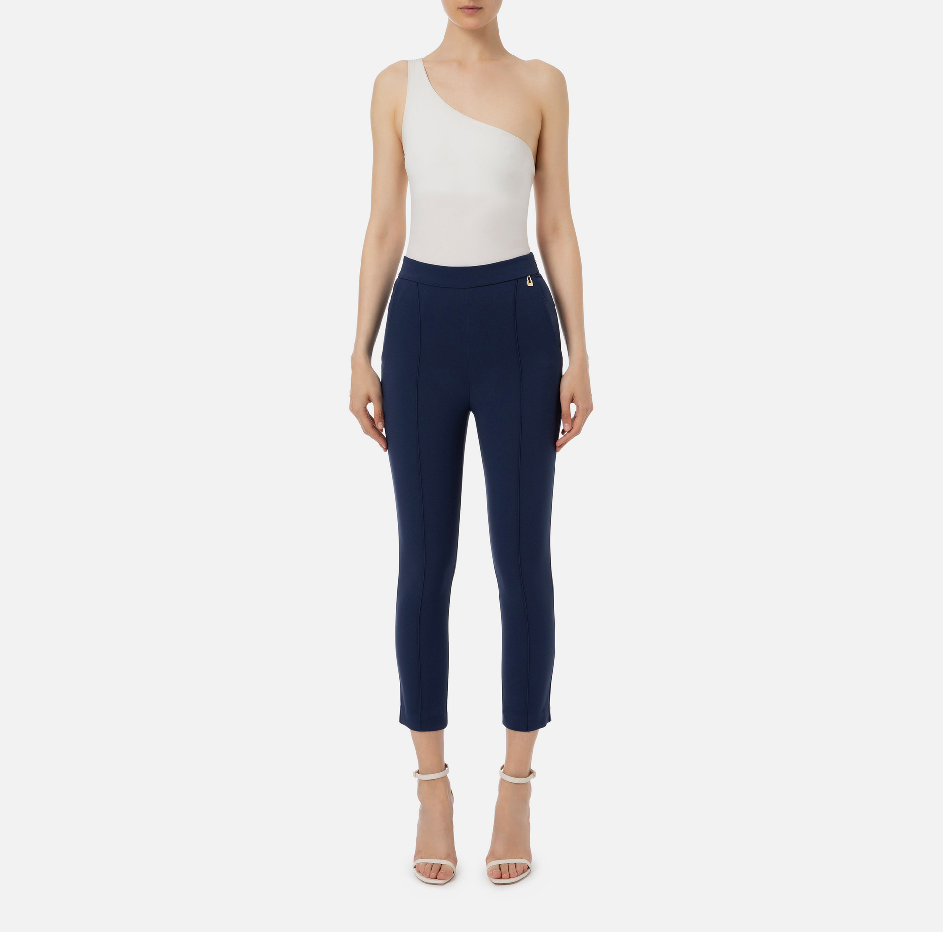 Cigarette trousers - Elisabetta Franchi® Outlet