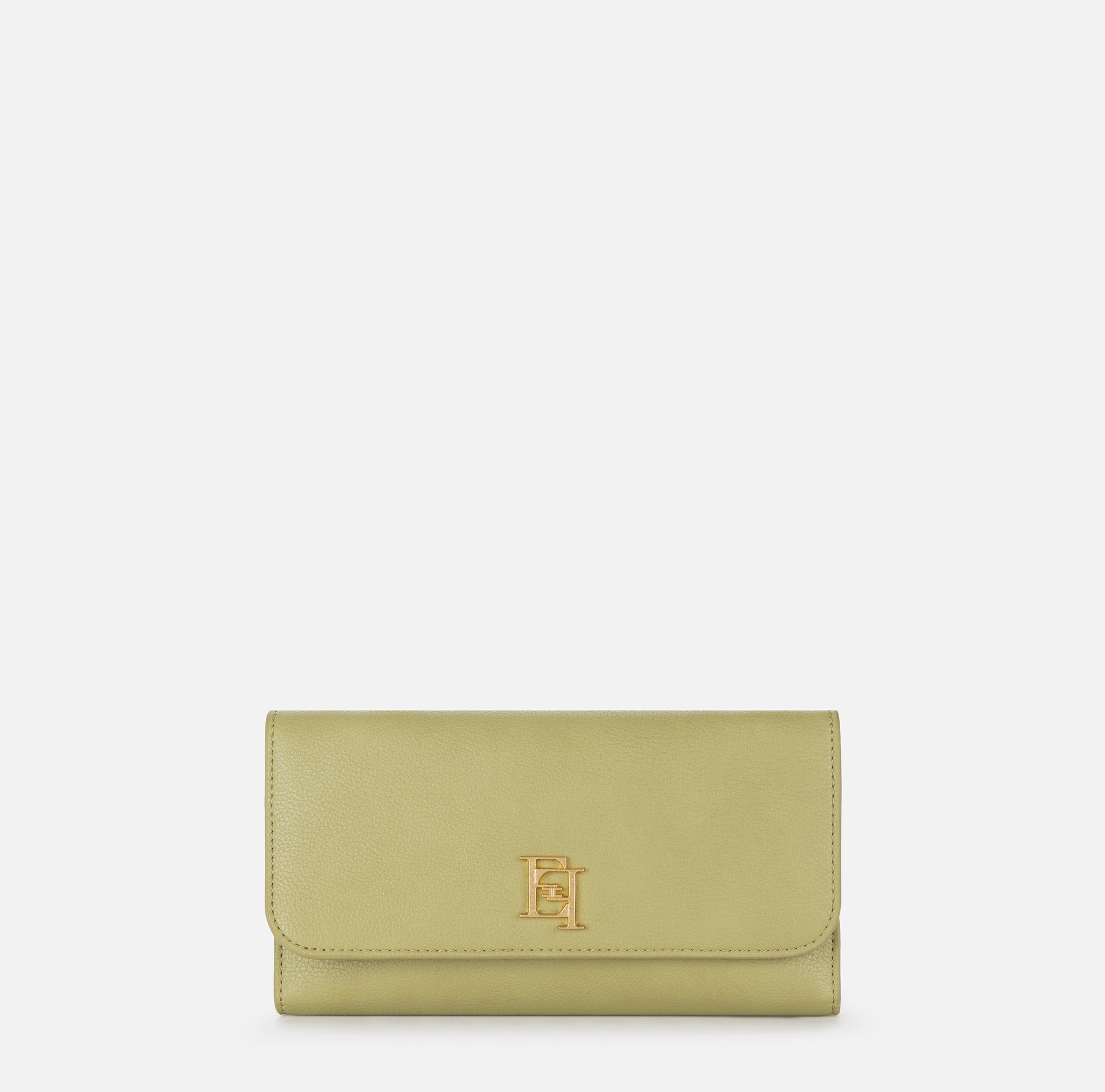 Portefeuille à bandoulière avec logo en métal - Elisabetta Franchi® Outlet