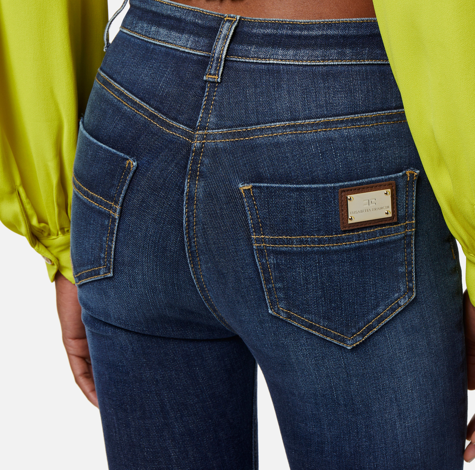Ankle-length skinny jeans - Elisabetta Franchi® Outlet