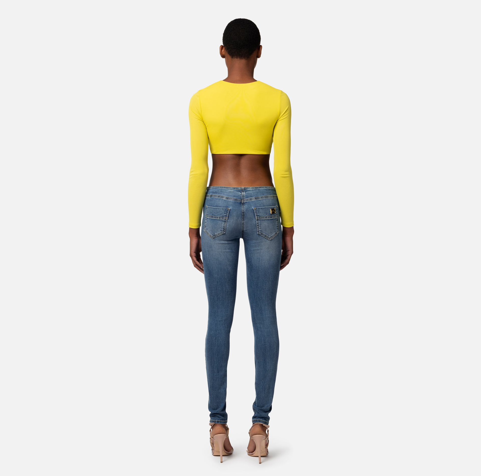 Jean skinny sans large bande - Elisabetta Franchi® Outlet