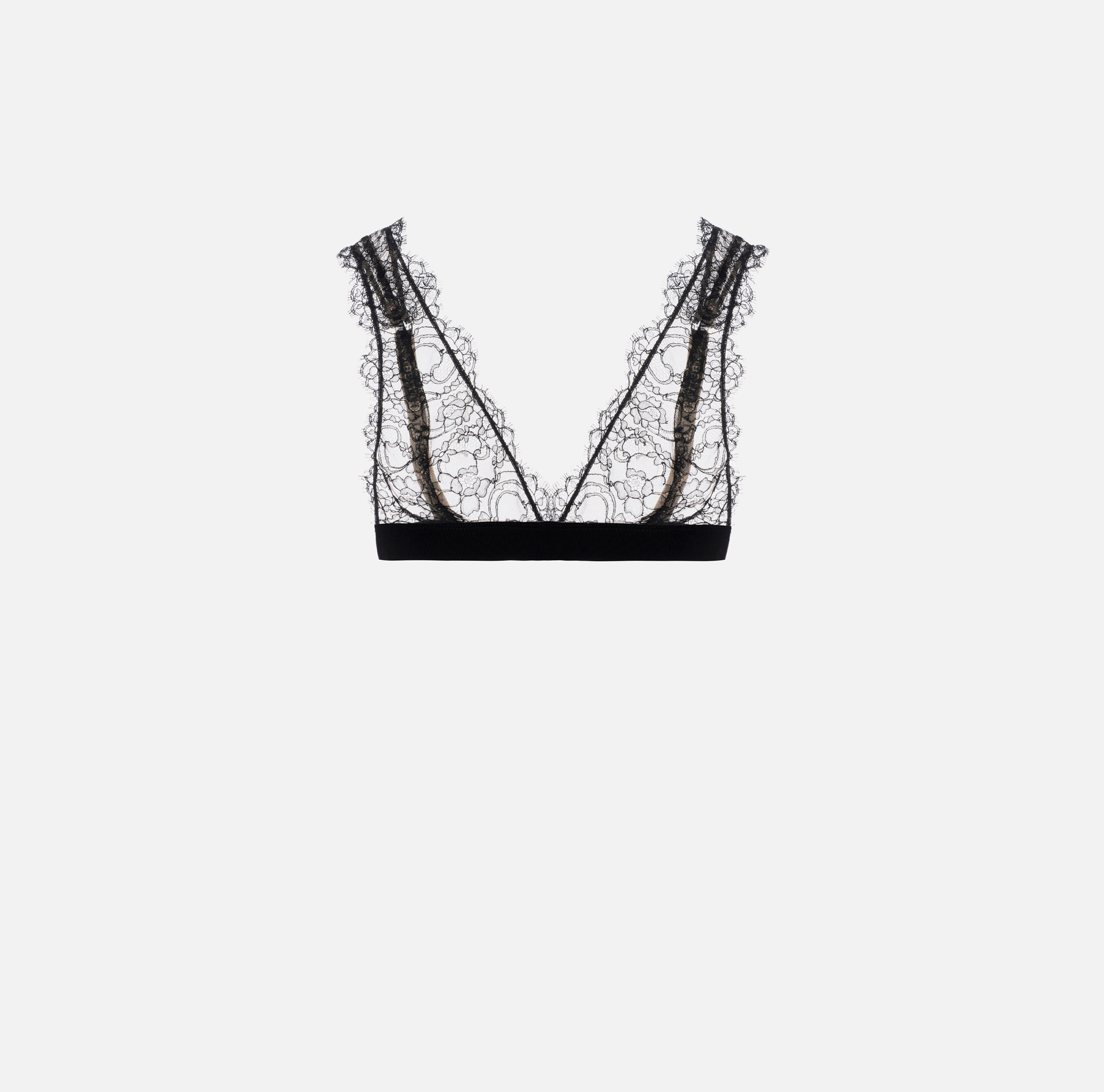 Lace bra top - Elisabetta Franchi® Outlet