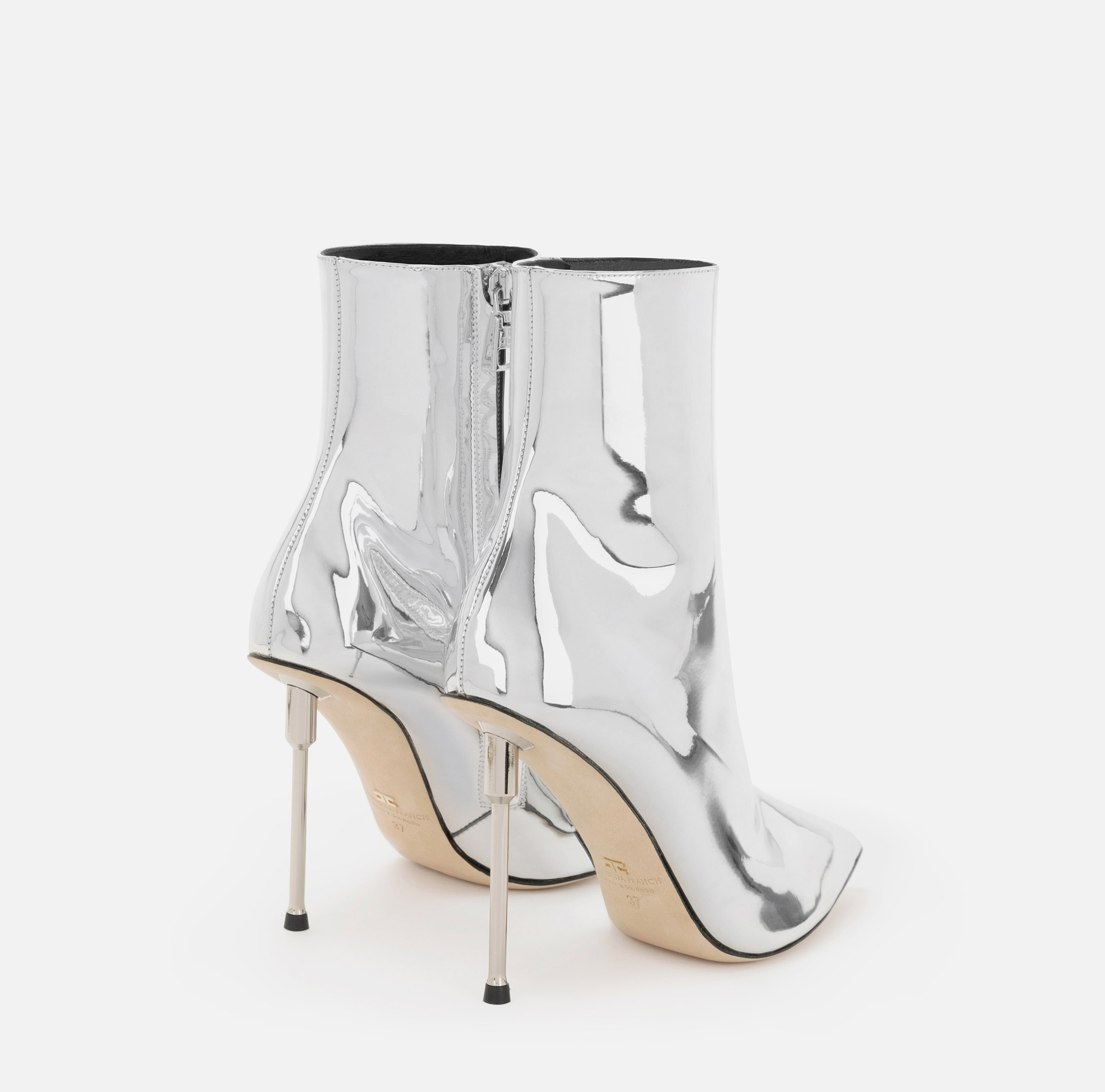 Bottines en tissu miroir - Elisabetta Franchi® Outlet