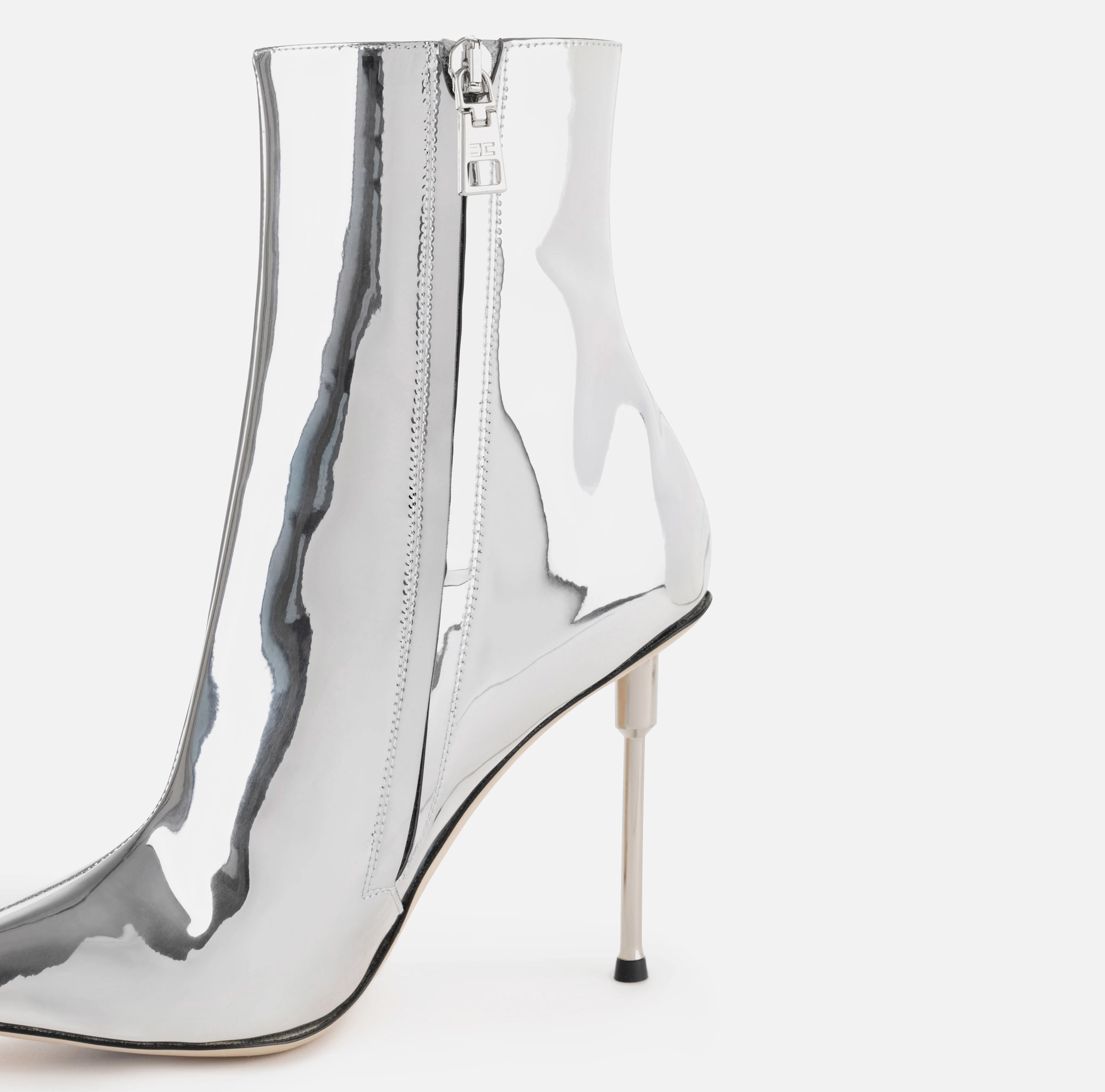 Bottines en tissu miroir - Elisabetta Franchi® Outlet