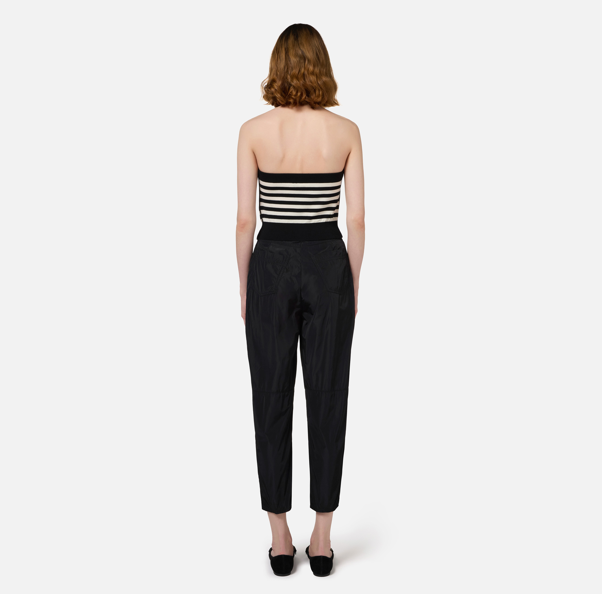 Top in lana a righe - Elisabetta Franchi® Outlet