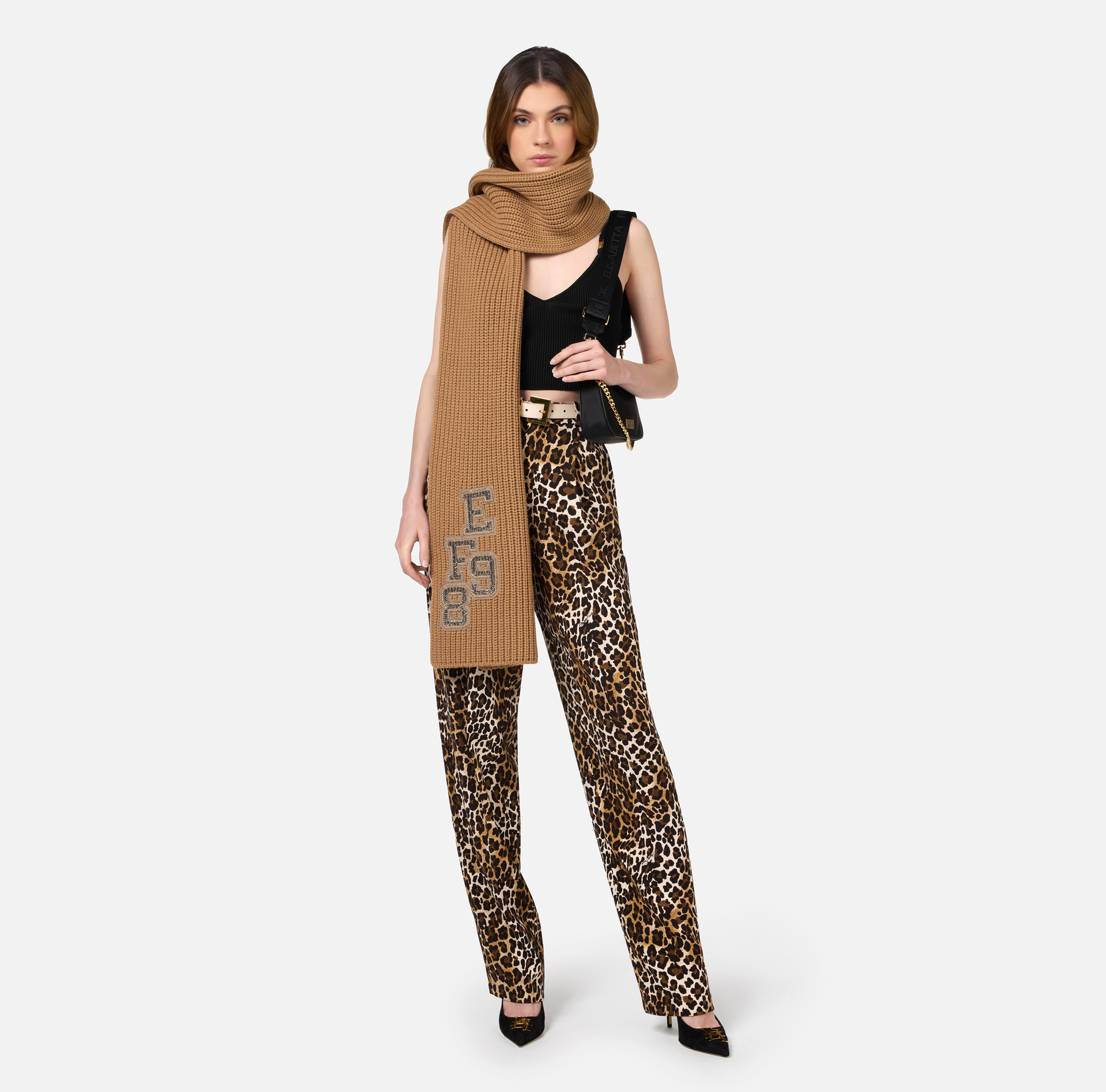 Top bustier en viscose effet plissé - Elisabetta Franchi® Outlet